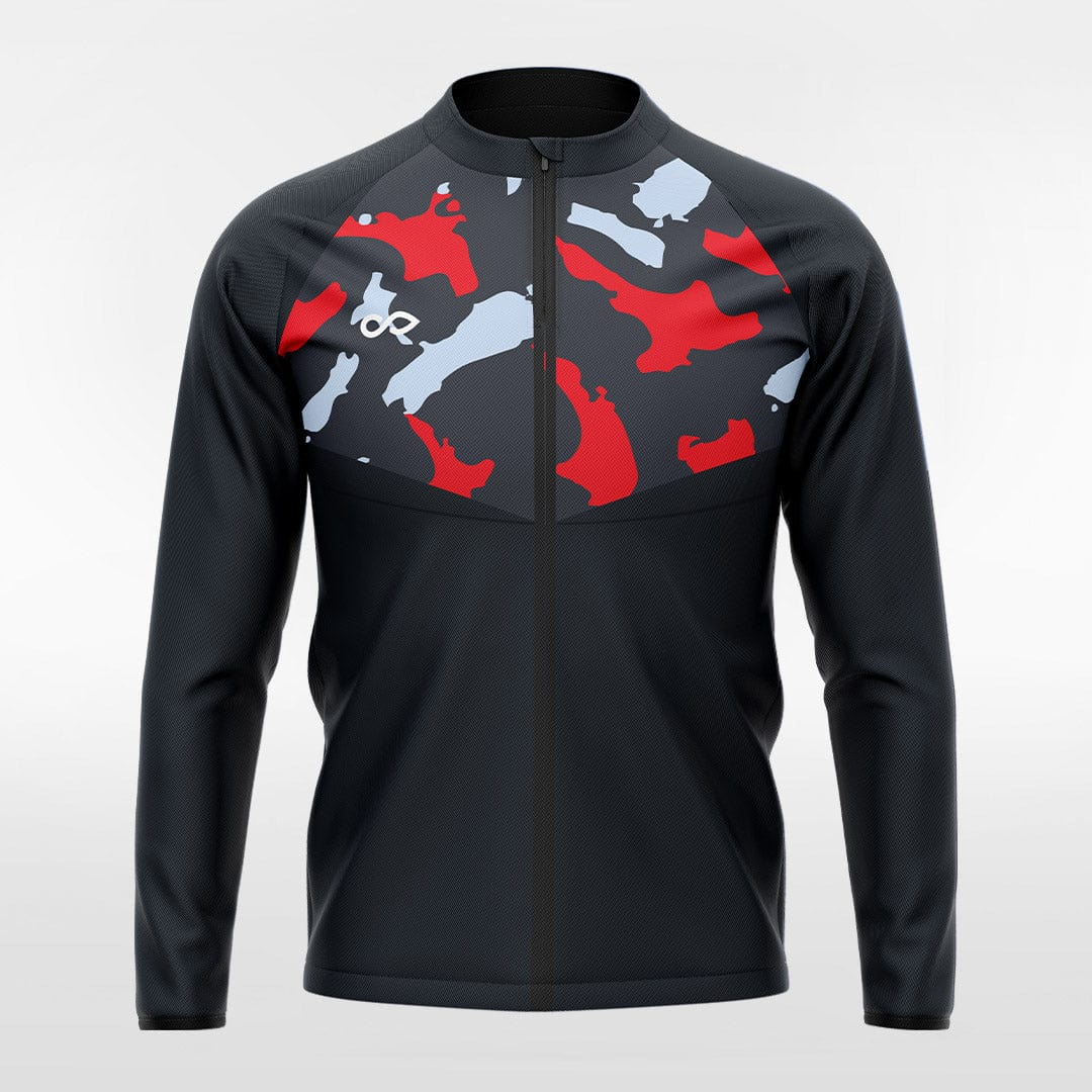 Map - Customized Men's Sublimated Full-Zip Jacket
