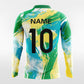 Pop Camouflage Ⅴ - Customized Men's Sublimated Long Sleeve Soccer Jersey
