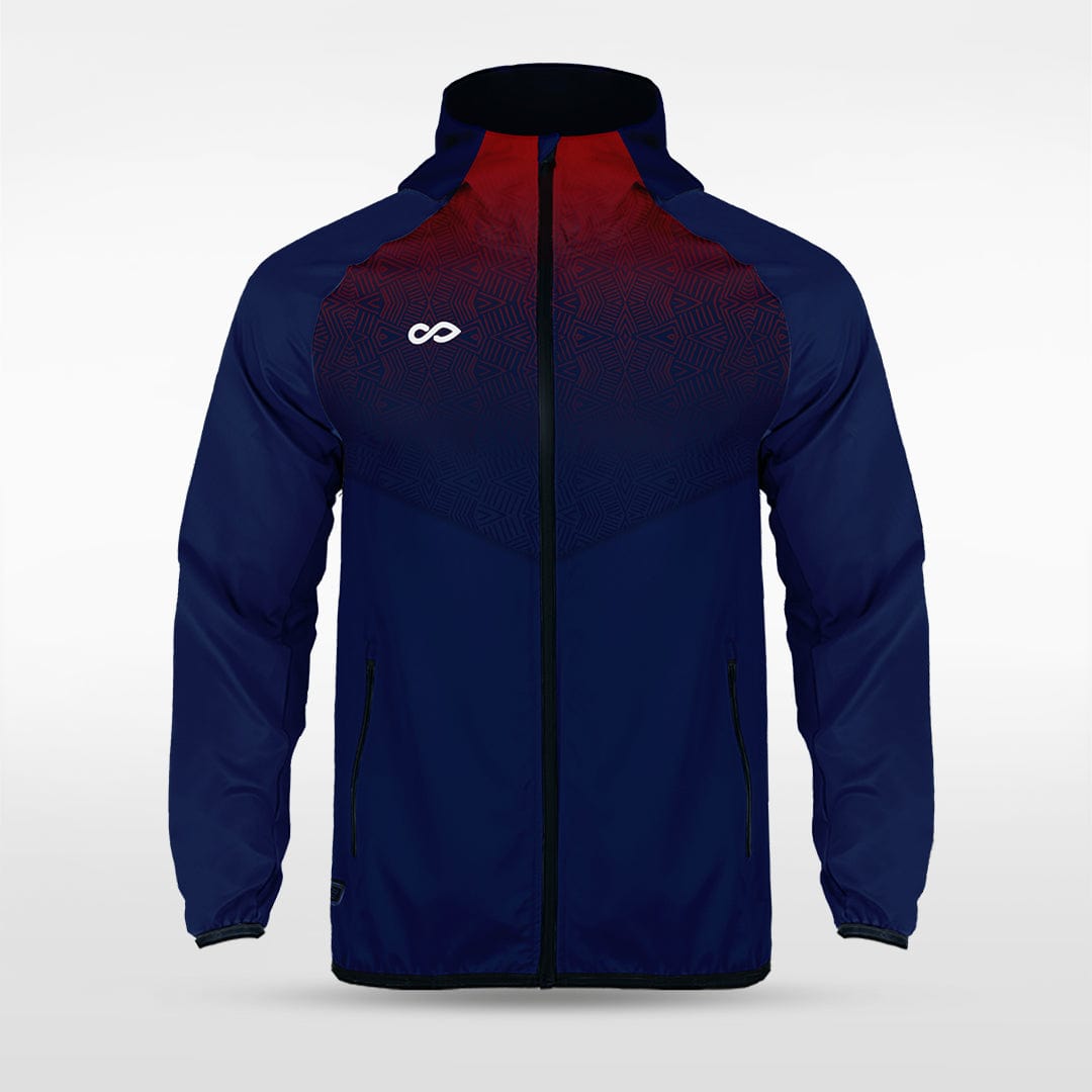 Historic Maya - Customized Men's Sublimated Full-Zip Waterproof