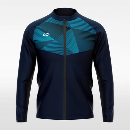 Poseidon - Customized Men's Sublimated Full-Zip Jacket