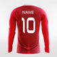 Dragon Vein - Customized Men's Long Sleeve Soccer Jersey