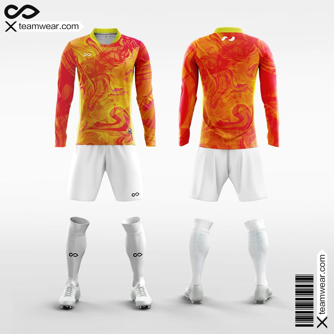 YIN AND YANG - Men's Sublimated Long Sleeve Soccer Kit