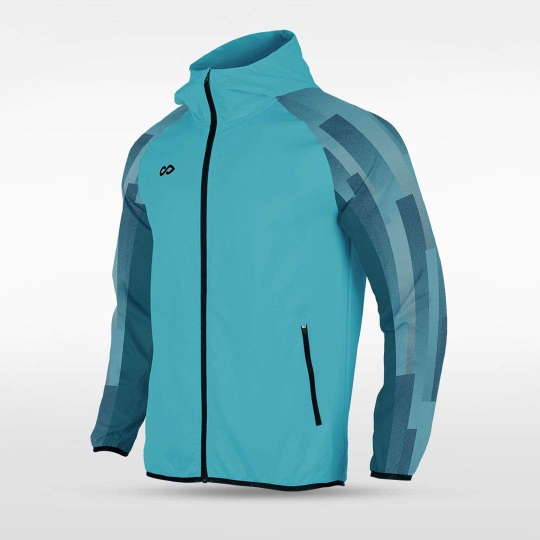 Embrace Urban Forest - Customized Men's Sublimated Full-Zip Waterproof